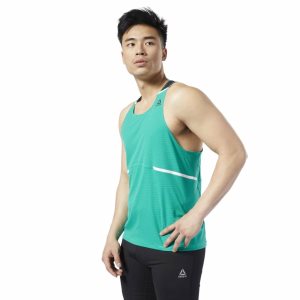 Reebok Boston Track Club Singlet Muskelshirt Herren - Türkis - DE 102-RFV